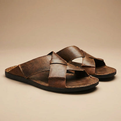 Reinhard | Men's Slip on Flat Slide