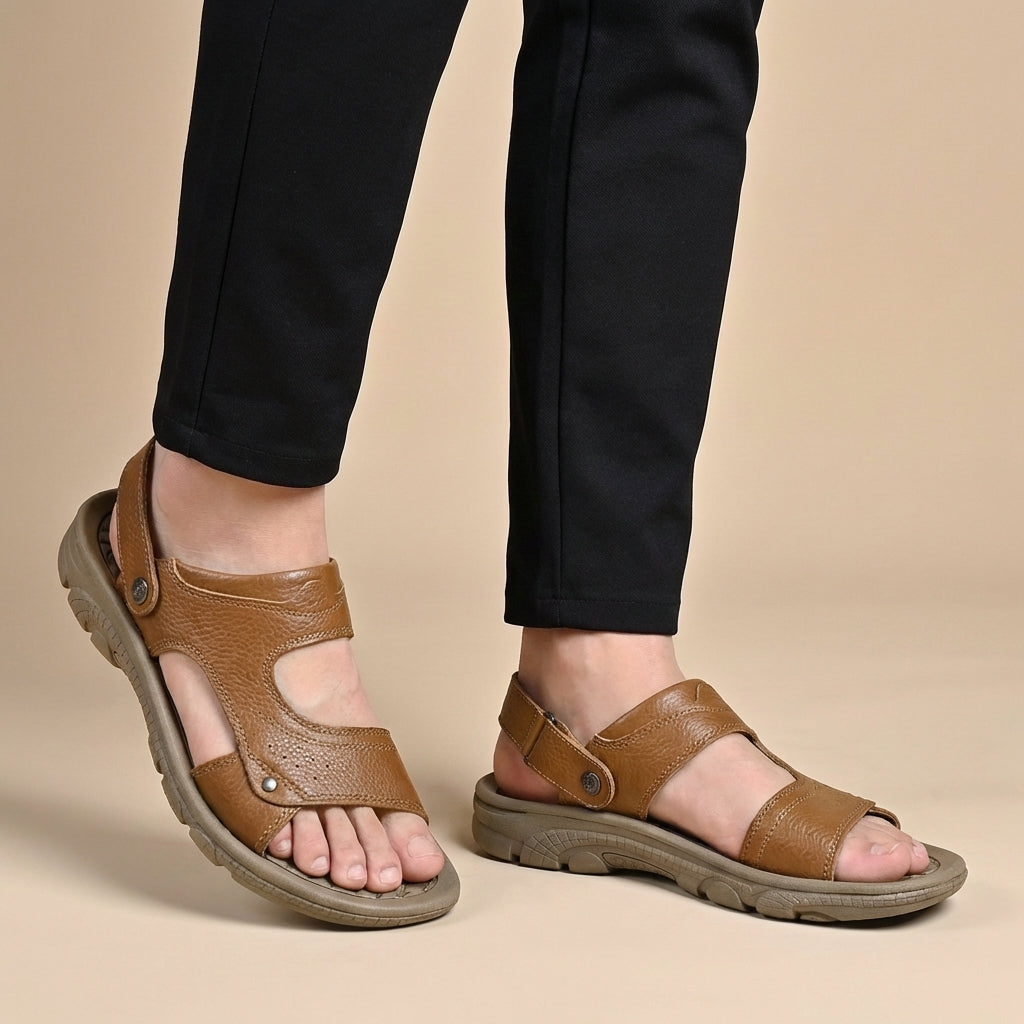 Mortimer | Men's Textured Leather Look Sneaker