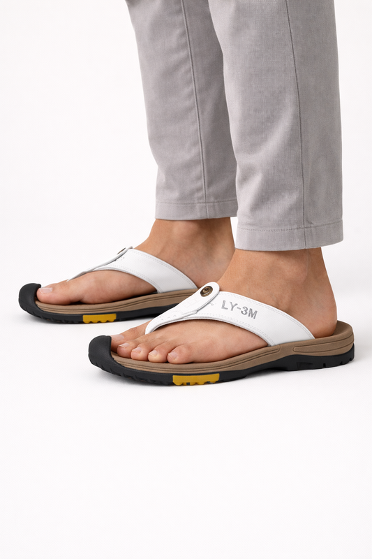 Giles | Men's Toe Post Grooved Flip Flop