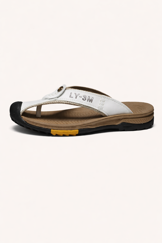 Giles | Men's Toe Post Grooved Flip Flop