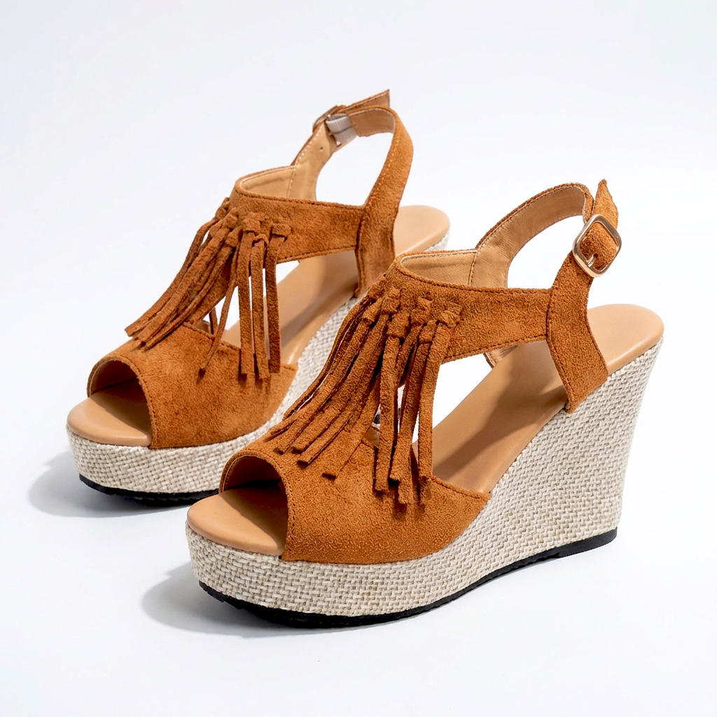 Renata | Women's Woven Fringing Sneaker