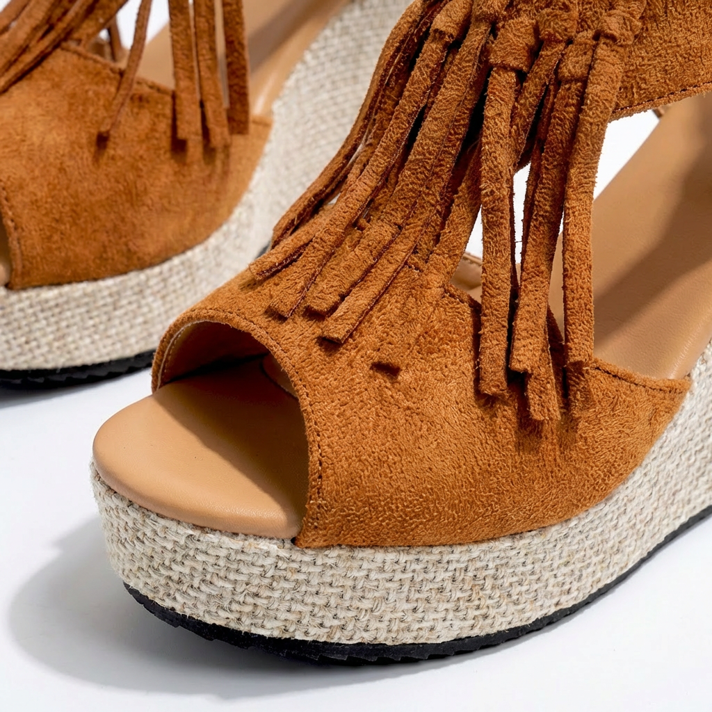 Renata | Women's Woven Fringing Sneaker