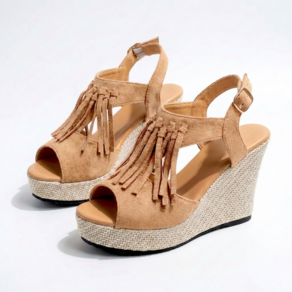 Renata | Women's Woven Fringing Sneaker