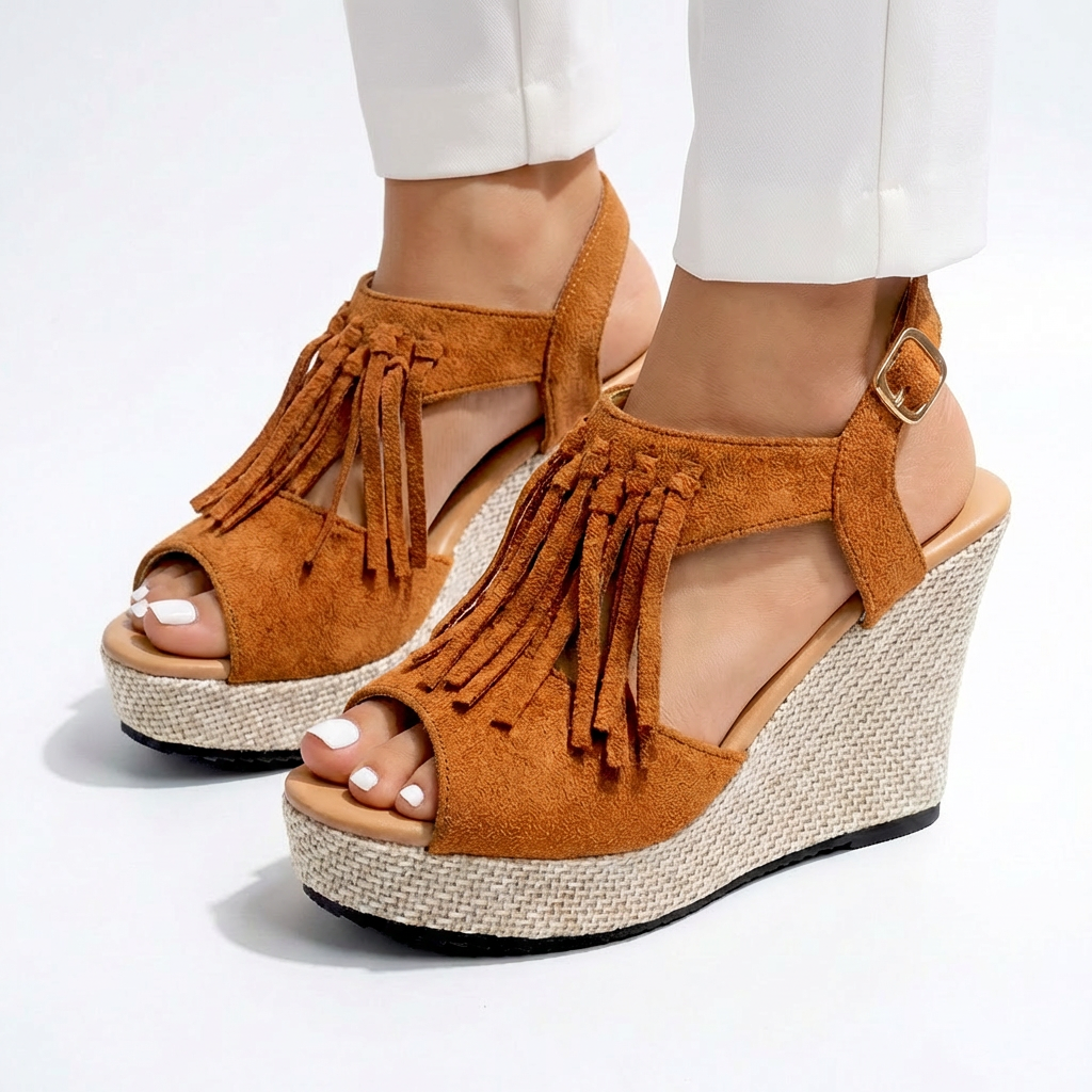 Renata | Women's Woven Fringing Sneaker