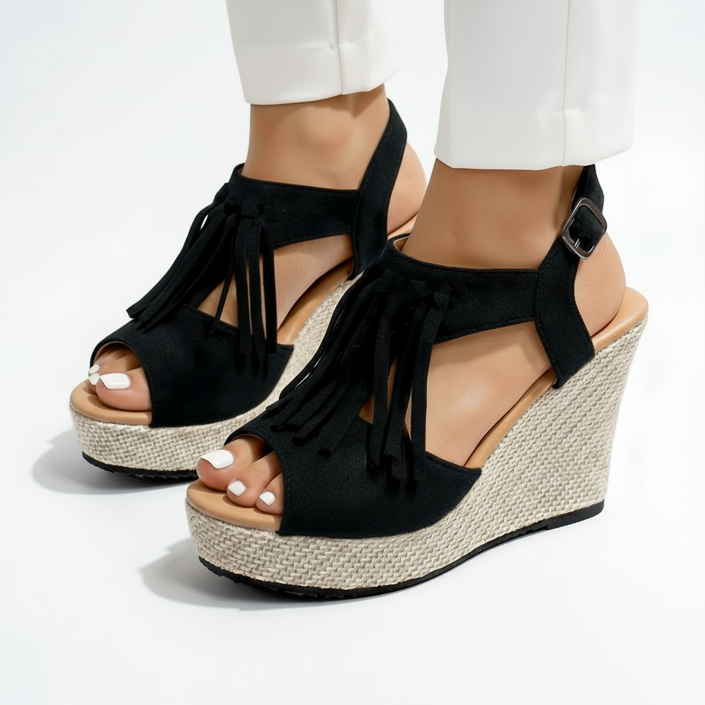 Renata | Women's Woven Fringing Sneaker