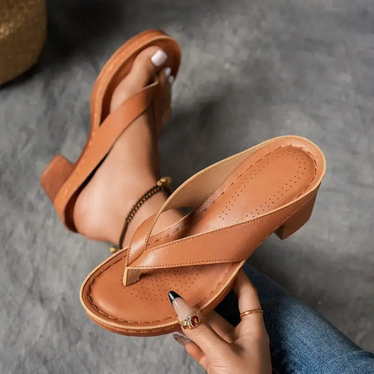 Sylvie | Women's Block Heel Contoured Sneaker