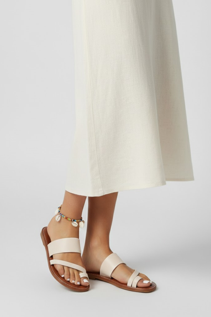 Ulla | Women's Open Toe Flat Profile Slide