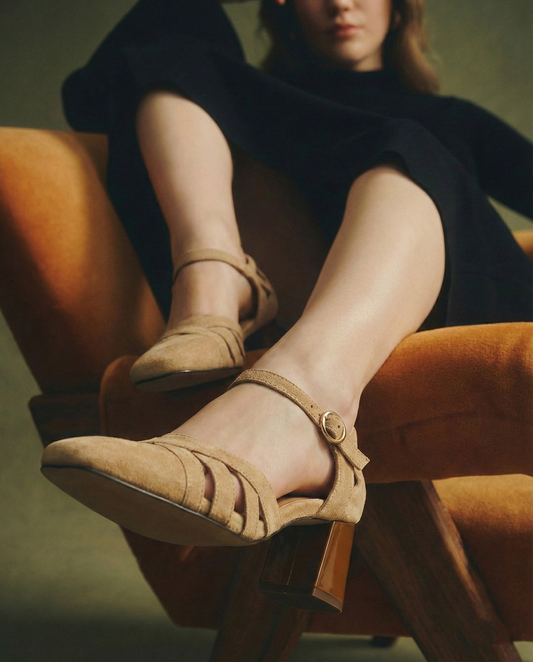Tabitha | Women's Suede Square Toe Dress Shoe