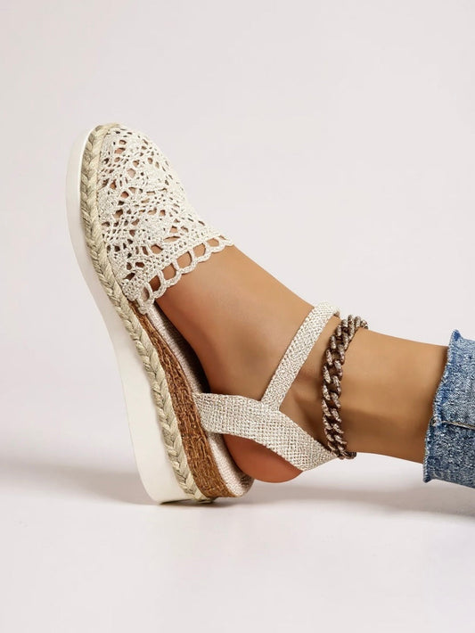 Natalia | Women's Woven Textured Espadrille