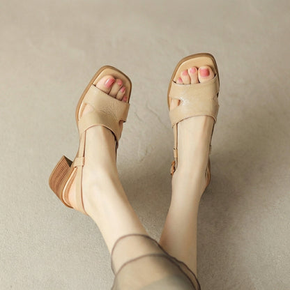 Henrietta | Women's Cut Out Leather Look Dress Shoe