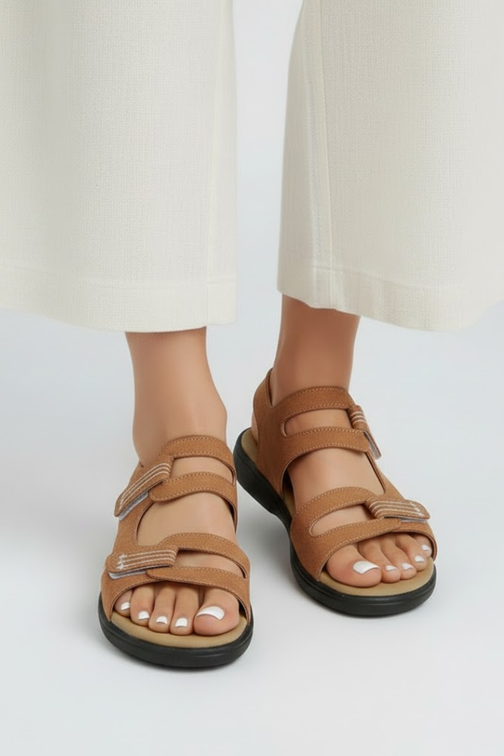 Olga | Women's Open Toe Ankle Strap Sandal
