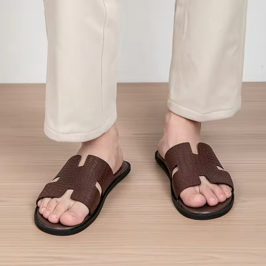 Boris | Men's Cut Out Textured Slide