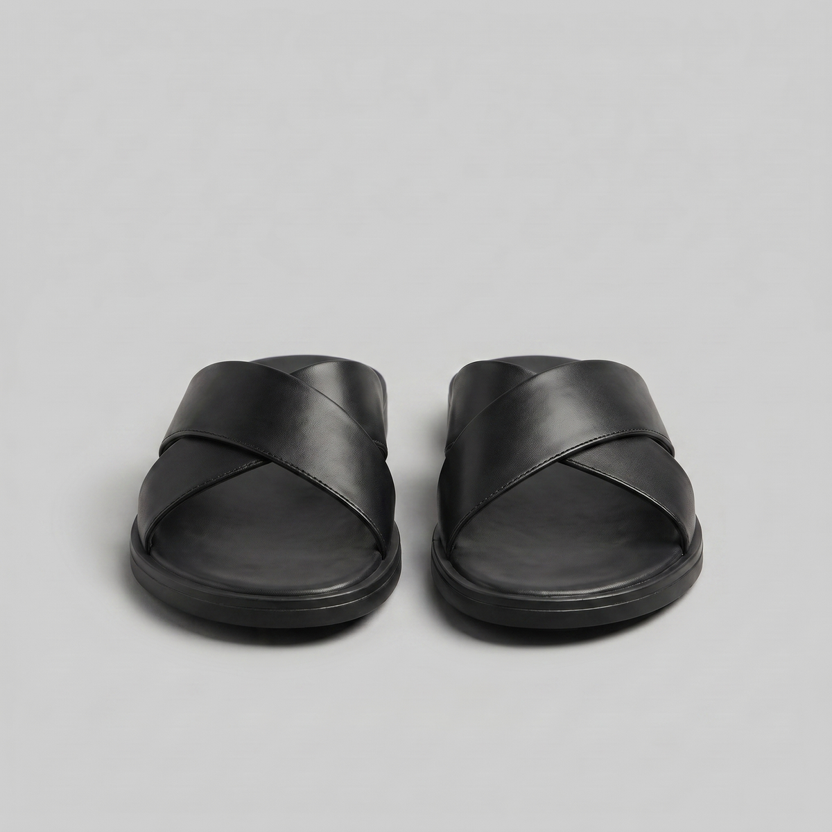 Rembrandt | Men's Smooth Crossed Straps Slide