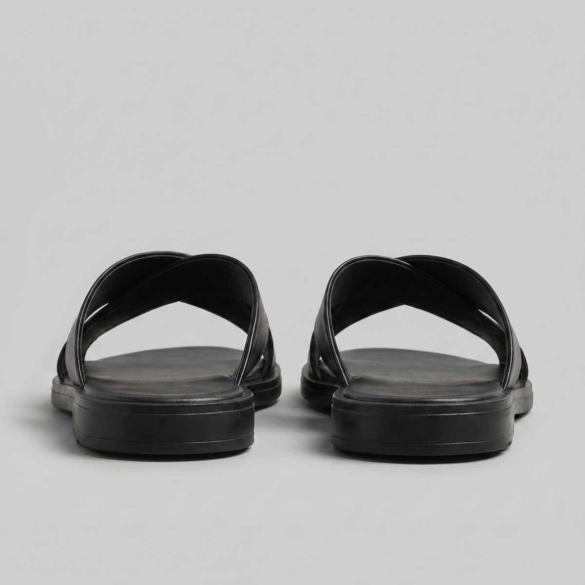 Rembrandt | Men's Smooth Crossed Straps Slide