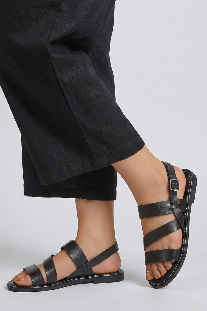 Marcella | Women's Open Toe Flat Profile Sandal