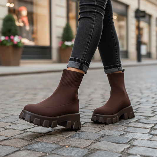Lara | Women's Textile Lace Up Ankle Boot