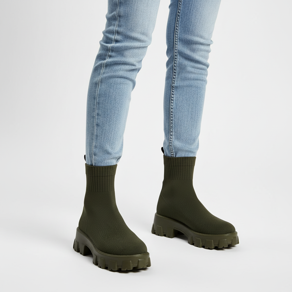 Lara | Women's Textile Lace Up Ankle Boot