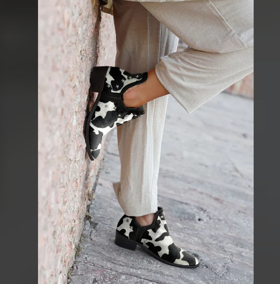 Romy | Women's Studs Pointed Toe Western Boot