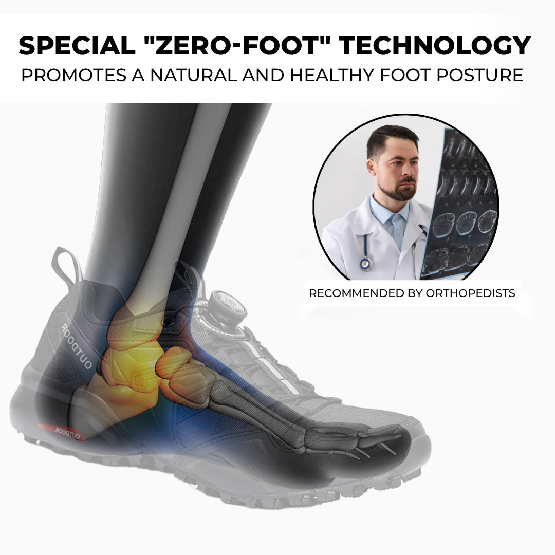 Tiberius | Men's Smooth Zip Hiking Shoe