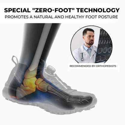 Tiberius | Men's Smooth Zip Hiking Shoe