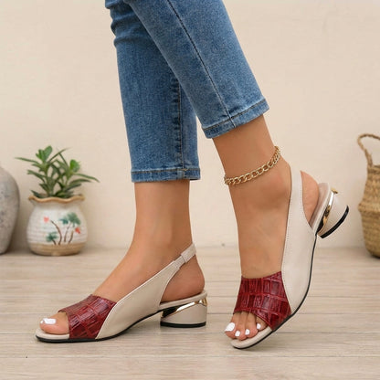 Luisa | Women's Textured Open Toe Sandal