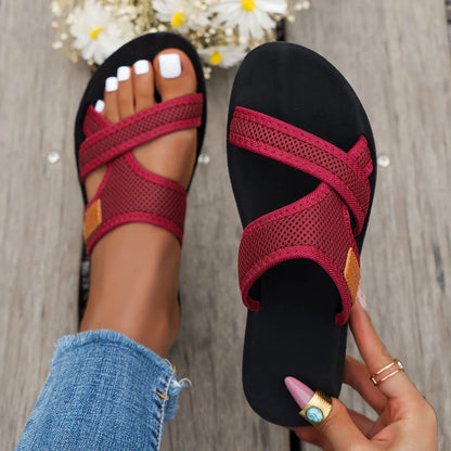 Helena | Women's Textured Mesh Slide