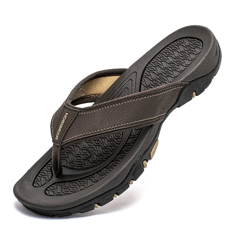 Gideon | Men's Textured Leather Look Sneaker