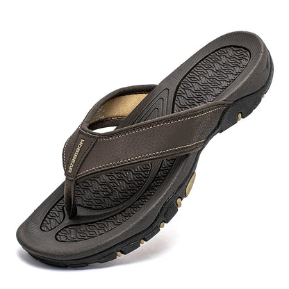 Gideon | Men's Textured Leather Look Sneaker