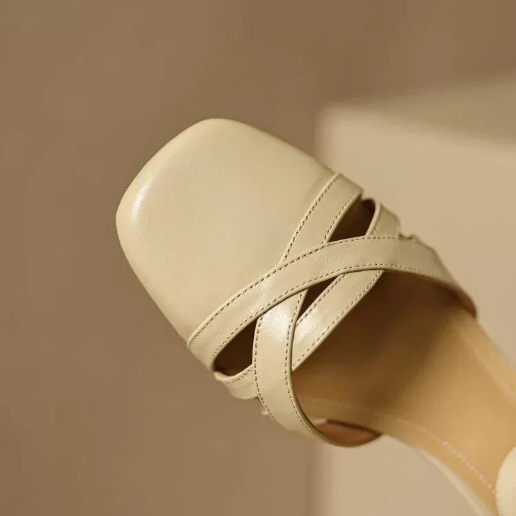 Tabitha | Women's Suede Square Toe Dress Shoe