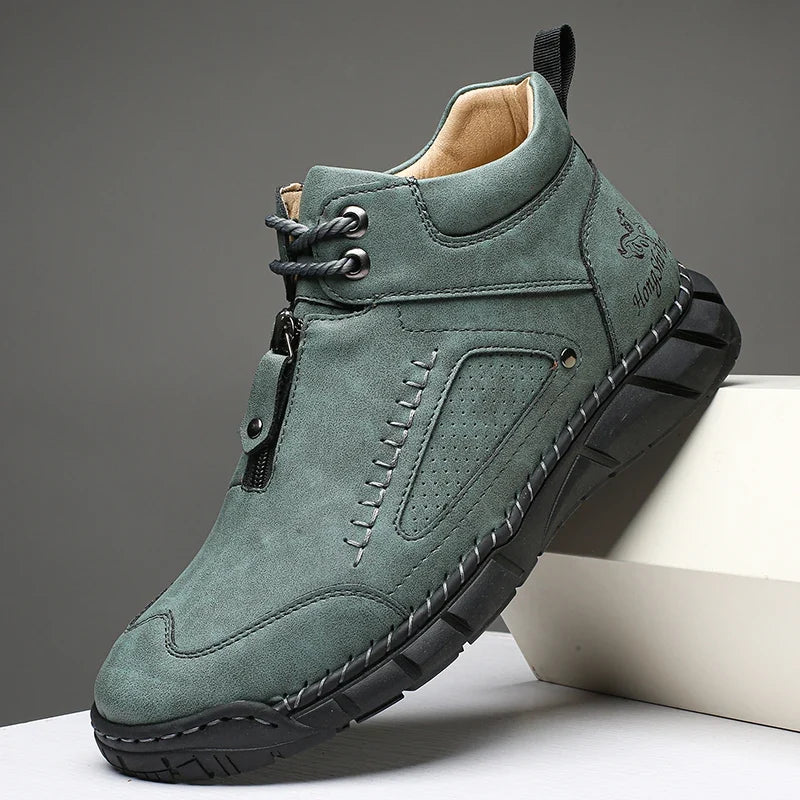 Cesare | Men's Smooth Round Toe Boot