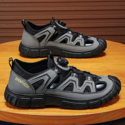 Quinn | Men's Leather Look Dial Water Shoe