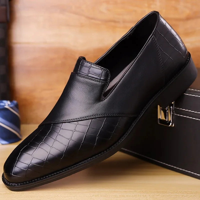 Eduardo | Men's Textured Leather Loafer