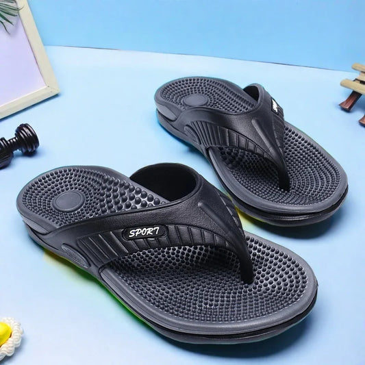 Gilbert | Men's Textured Toe Post Flip Flop