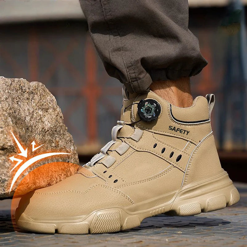 Frank | Men's Smooth Lace Up Work Boot