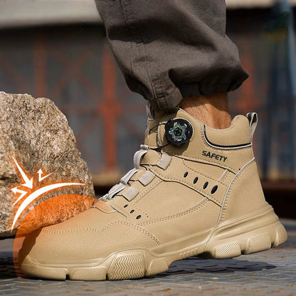Frank | Men's Smooth Lace Up Work Boot