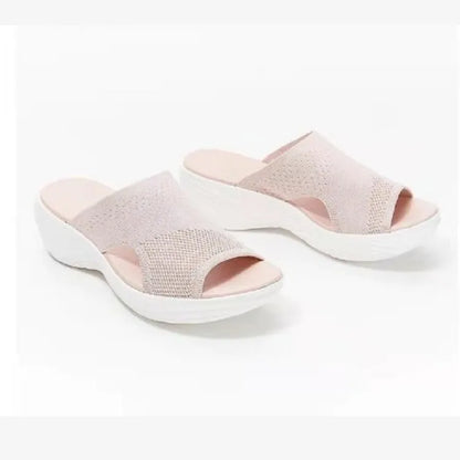 Candela | Women's Knit Open Toe Slide