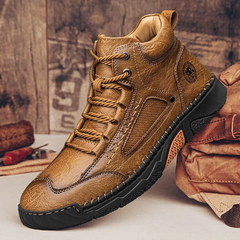Cedric | Men's Textured Synthetic Boot