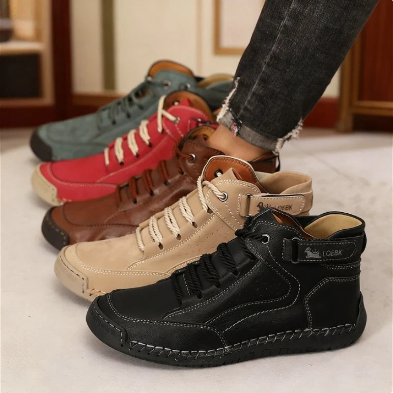 Sebastian | Men's Smooth Round Toe Sneaker