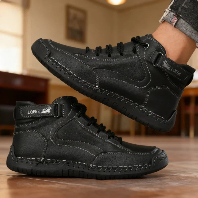 Sebastian | Men's Smooth Round Toe Sneaker