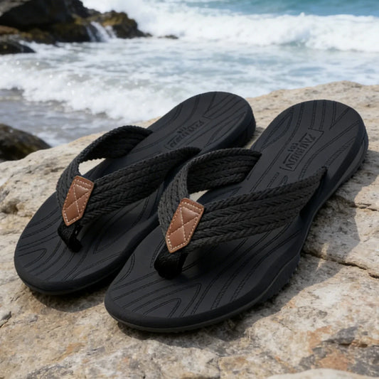 Gerhard | Men's Woven Textured Flip Flop