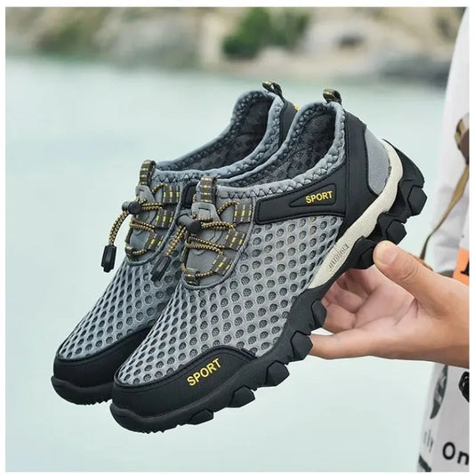 Nina | Unisex Mesh Lace Up Hiking Shoe