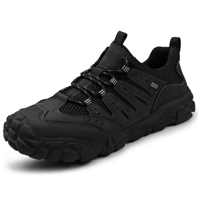 Hector | Men's Stripe Mesh Hiking Shoe