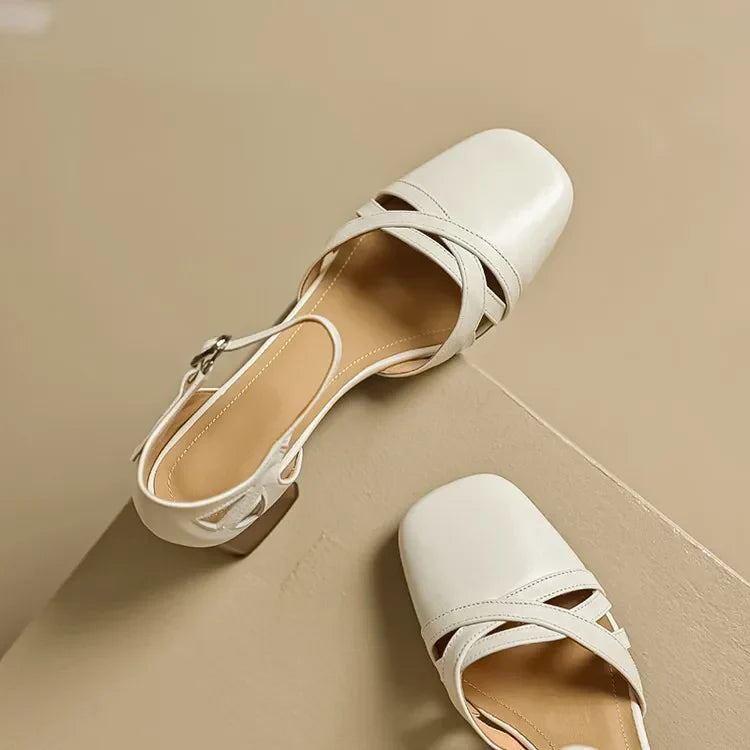 Tabitha | Women's Suede Square Toe Dress Shoe