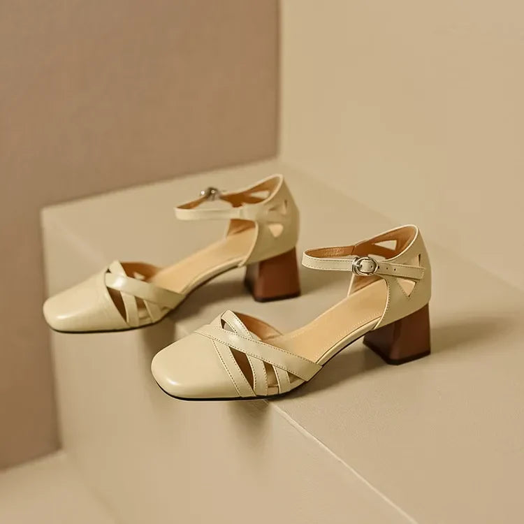 Tabitha | Women's Suede Square Toe Dress Shoe