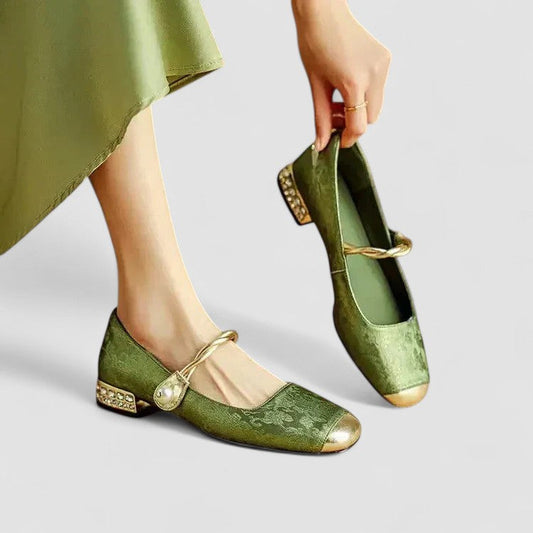 Nerissa | Women's Textured Square Toe Dress Shoe
