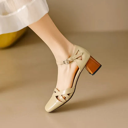 Tabitha | Women's Suede Square Toe Dress Shoe