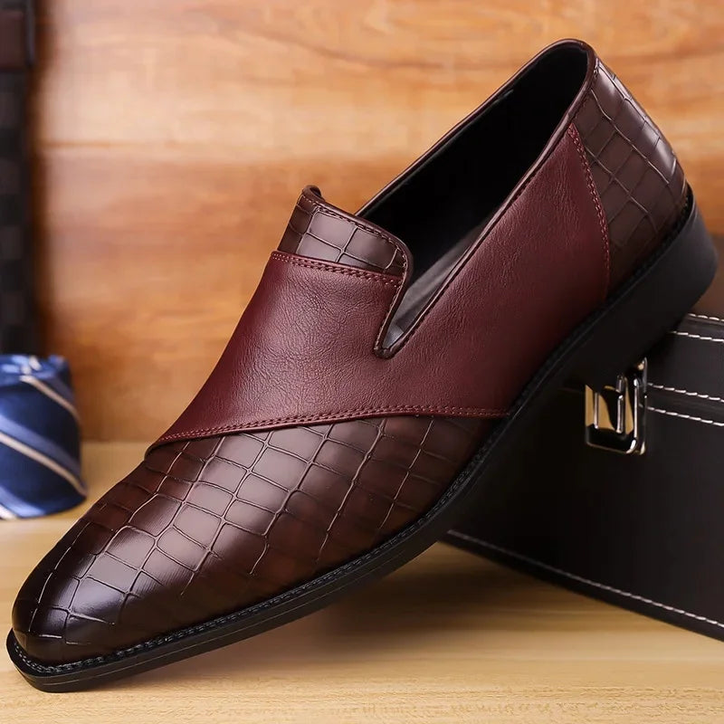 Eduardo | Men's Textured Leather Loafer