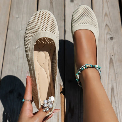 Gisela | Women's Knit Round Toe Loafer