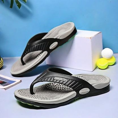 Gilbert | Men's Textured Toe Post Flip Flop