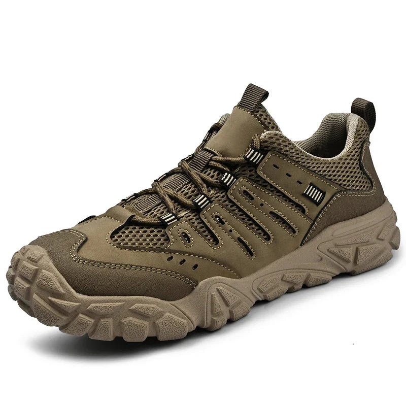 Hector | Men's Stripe Mesh Hiking Shoe